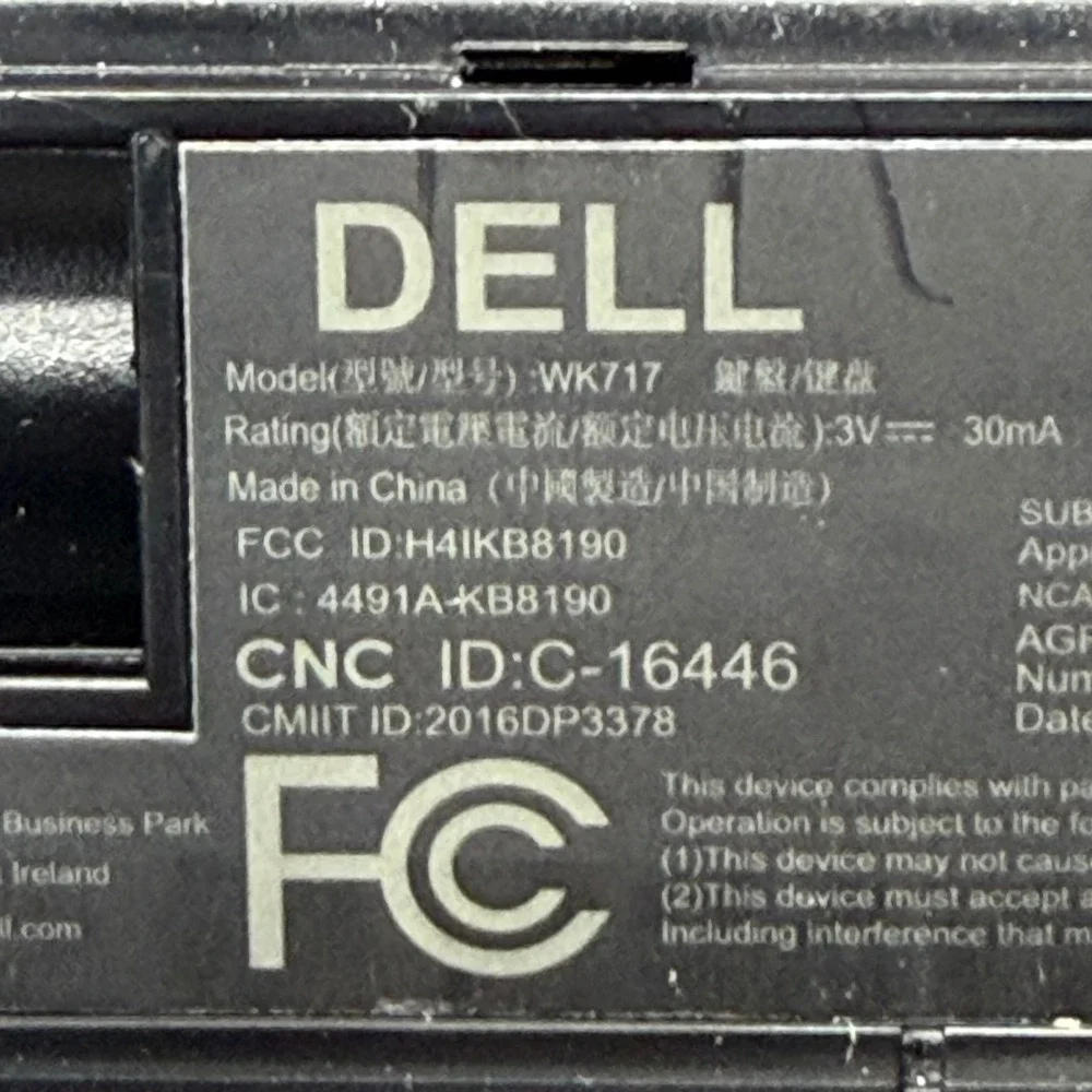 Dell KM717 Premier Bluetooth 2.4GHz Wireless Keyboard‎ WK717 & Mouse WM527 Combo